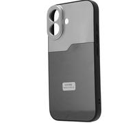 Qukaim Custodia per telefono con attacco universale per obiettivo filettato da 17 mm, custodia protettiva antiurto per 16 modelli, compatibile con obiettivi macro e teleobiettivi, colore nero