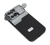 Qukaim Custodia per telefono con obiettivo multi fotocamera, macro 10X, macro 30X, teleobiettivo, filtro CPL, obiettivo fisheye 160° per 14 Pro, versatile fotografia Accory