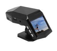Qukaim Dash Cam anteriore e posteriore da 10 MP, HD, visione notturna, profumo per console centrale, videocamera a doppio obiettivo per auto, design compatto