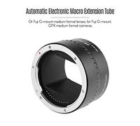 Qukaim DG-GFX - Anello adattatore per tubo di prolunga macro elettronico, 45 mm, in metallo, supporta TTL, messa a fuoco automatica per fotocamere Fuji G-Mount di medio formato