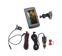 Qukaim Dual Lens HD 1080P Car Driving Recorder, Dash Cam con registrazione in loop, rilevamento del movimento, rilevamento gravità, monitoraggio parcheggio, DVR auto