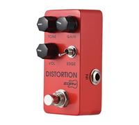 Qukaim electricguitarpedal Guitar Metal Distortion Effetti Pedale, Controlli TONE/Gain/VOL/EDGE, DC 9V, 6.35mm Input/Output, Lega di alluminio, True Bypass, Distorsione della chitarra elettrica