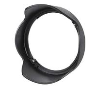 Qukaim EW73C - Paraluce in plastica nera per obiettivo EFS 10-18mm f/4.5-5.6, design leggero, protegge da flare e ghosting, compatibile con Canon
