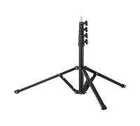 Qukaim FL2009 Supporto per luce treppiede regolabile in metallo, capacità di carico 10 kg, altezza massima 182 cm, vite da 1/4 di pollice per studio fotografico, riflettore, softbox, luce video LED