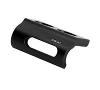 Qukaim Forcellino deragliatore anteriore per bicicletta, in lega di alluminio, compatibile con Shimano 105/SRAM GX, adattatore per gancio del cambio eBike, parte di ricambio resistente per MTB (nero)