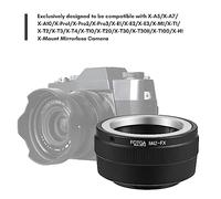 Qukaim FOTGA - Anello adattatore manuale per obiettivo, in lega di alluminio da M42 a Fuji X-Mount per fotocamere mirrorl X-A5/X-A7/X-Pro1/X-T1/X-E3, adattatore per obiettivo per fotografia