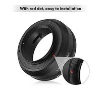 Qukaim FOTGA - Anello adattatore manuale per obiettivo, in lega di alluminio, per obiettivi Canon FD su fotocamere Fuji X-Mount Mirrorl, compatibile con X-A5/X-T1/X-T3 e altre
