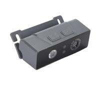 Qukaim Fotocamera montata sulla testa, luce con sensore di gesti portatile, batteria da 1800 mAh, regolazione dell'angolo di 45°, videocamera d'azione 1080p per pesca ed equitazione, grigio