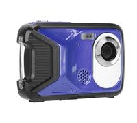 Qukaim Fotocamera subacquea 2.8 pollici TFT HD Screen, 21MP 1080P, Face Detection, Shakeproof, 5 m impermeabile fotocamera digitale, blu