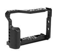 Qukaim Gabbia per fotocamera Fuji X-T2/T3, gabbia per vlog in lega di alluminio con porta cold shoe, design leggero per riprese migliorate, compatibile con fotocamere Fuji