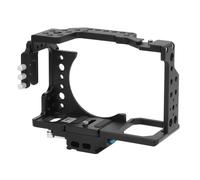 Qukaim Gabbia per fotocamera in lega di alluminio per serie A7 A7K A7II A7III A7SII A7RIII A7RII A7X, include staffa braccio articolato e fermacavo, kit gabbia fotocamera