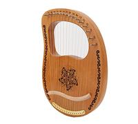Qukaim Harpfor Music Lovers - Arpa concava a 16 corde in acciaio, con custodia, accordatore, chiave inglese per principianti, strumento a corda per gli amanti della musica