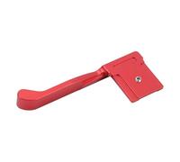 Qukaim Impugnatura per pollice verso l'alto, in lega di alluminio, facile da montare, supporto per il pollice per X100V X100VI, design leggero, ergonomico, compatto, rosso