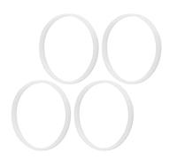 Qukaim ingO Ring Guarnizione O-Ring in gomma bianca, 10 cm, ricambio per frullatore Ninja, guarnizione in gomma compatibile per spremiagrumi