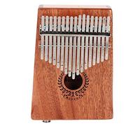 Qukaim Kalimba - Pianoforte da pollice in acrilico trasparente a 17 tasti, strumento musicale per principianti e professionisti, design compatto, con martello e libro delle canzoni