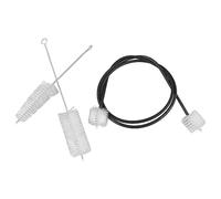 Qukaim Kit di spazzole per la pulizia TR-100 B Flat Standard Student Tromba, Chiave in Sib Ottone Laccato Oro Tromba con custodia rigida, 7C Moutiece, Guanti, Panno di pulizia, Kit di pulizia spazzola