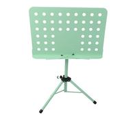 Qukaim Leggio regolabile portatile pieghevole per spartiti, leggio regolabile per chitarra e violino, leggio professionale per libri musicali, verde