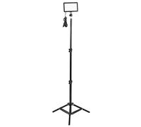 Qukaim Luce di riempimento da tavolo con treppiede regolabile, 2 set per fotografia in diretta streaming cellulare, luce di riempimento a LED portatile, adatta per vari scenari fotografici