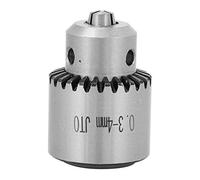 Qukaim Mandrino per trapano con chiave 0,3-4 mm JT0 Taper Mounted Tipo Mini Drill Chuck Adapter con chiave, compatibile con trapano elettrico da 3-16 mm, strumento di precisione per foratura
