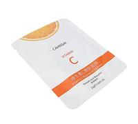 Qukaim Maschera viso idratante VC, 25 g di vitamina C, maschera illuminante e nutriente, formula idratante, levigante, lenitiva, adatta a tutti i tipi di pelle