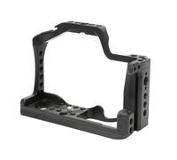 Qukaim Metal Camera Cage Rig con impugnatura, Cold Shoe Expansion Accories per fotocamere Canon EOS M50/M5 Mirrorl, lega di alluminio, design leggero