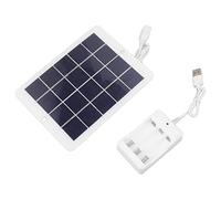 Qukaim Mini pannello solare con pannello solare, caricabatteria da 3 W 5 V, alto tasso di conversione, uscita efficiente, cella solare portatile per uso esterno, mini pannello solare per progetti fai
