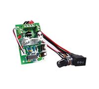 Qukaim Modulo interruttore velocità motore regolabile regolatore PWM velocità motore CC, 10 V-30 V, interruttore di retromarcia, regolatore di velocità del motore da 120 W, adatto per varie