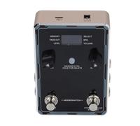 Qukaim MOSKYO Pedale Loop per chitarra Black Juice Preamp Overdrive Effetti Pedale, Guadagno/Mid Boost/Volume/Treble/Bass/Manopola 4 modalità, DC 9V, Ingresso/Uscita 6,35 mm, True Bypass