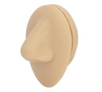 Qukaim Naso in silicone, strumento morbido e flessibile per l'agopuntura, con design anatomico realistico per l'educazione medica, display realistico per insegnamento (15 x 10 x 5 cm)