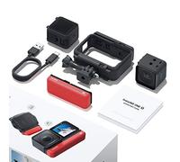 Qukaim ONE R 4K Edition Action Camera, Obiettivo Grandangolare 4K Anti-Shake, Stabilizzazione dello Stato, Impermeabile 5M, Hyperlapse, Controllo Vocale, Slow Motion, Foto/Video HDR