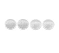 Qukaim Panno per mocio a vapore, 5 panni di ricambio in fibra semicircolare per scopa S8 S7 MaxV UltraSteamer, compatibile con Shark S7001 S7000 Series, grigio a righe