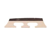 Qukaim Parti del ponte del banjo ponte del violino del legno d'acero regolabile vite ottone doppio basso ponte di ricambio 3/4, ponte contrabbasso, parte violino
