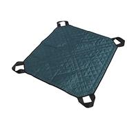 Qukaim Pazienti Moving Pad di trasferimento di posizionamento Pad letto Pad impermeabile in nylon paziente trasferimento Glide foglio con 4 maniglie, lavabile per uso ospedaliero, 90 x 90 cm