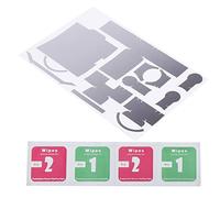 Qukaim Pellicola adesiva protettiva in PVC, antigraffio, per fotocamera portatile Osmo Pocket 2, colore grigio, pellicola protettiva per fotocamera, facile applicazione