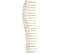 Qukaim Pettine per acconciature fai da te, per trecce e dreadlock, senza manico, pettine districante a denti larghi, per uomini e donne, 2 mm, trasparente, accessorio per lo styling dei capelli n. 2