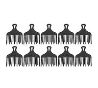 Qukaim Pettine per cuoio capelluto, 10 pezzi, multiuso, a denti larghi, per casa e parrucchiere, strumento per acconciature, ideale per tutti i tipi di capelli