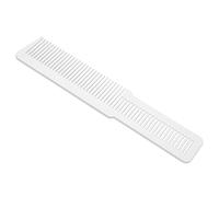 Qukaim Pettine professionale tascabile per taglio di capelli, pettine da barbiere a denti fini e larghi, per tutti i tipi di capelli, per taglio e acconciatura, bianco