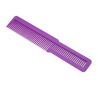 Qukaim Pettine tascabile professionale tascabile, pettine da barbiere a denti fini e larghi, per tutti i tipi di capelli, pettine per taglio e acconciatura, viola