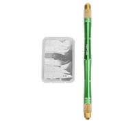 Qukaim PhoneCPU Remover 28 in 1 - Strumento di riparazione per chip CPU cellulare, set multiuso con 27 lame, coltello per riparazione telefono, rimozione colla, coltello per incisione, raschietto