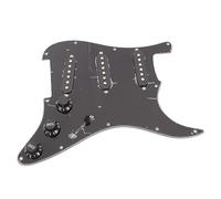Qukaim Pickup a bobina singola per chitarra elettrica, chitarra acustica, vibrazione IR con display LCD, più toni IR per chitarra classica, effetti di ritardo del riverbero, accordatore, adatto per