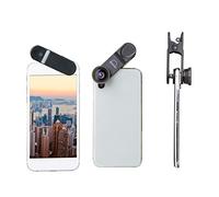 Qukaim Profional - Obiettivo ultra grandangolare HD 0,3x, con clip, senza angoli scuri, compatibile con la maggior parte degli smartphone