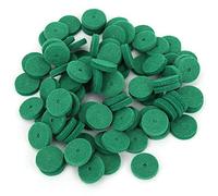 Qukaim Rondelle per pianoforte in metallo, 70 pezzi, molle per pianoforte in feltro, rondelle di equilibrio per tastiera, parti di riparazione per pianoforte verticale, 22 mm, verde, parti di ricambio
