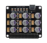 Qukaim Scheda filtro di alimentazione DAC o Decoder Board per Raspberry Pi DAC o schede decoder, Modulo filtro raddrizzatore di potenza DC5V, Filtro circuito 3A, Modulo di espansione HIFI