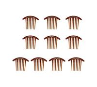 Qukaim Set di 4 pettini per capelli, applicatori professionali per la colorazione dei capelli, applicatori per colorare i capelli in casa, 10 pettini laterali con bordi arrotondati lisci, pettini per