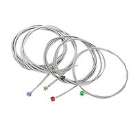 Qukaim Set di 5 corde per basso, estremità a sfera colorata G D A E B, accory per strumenti in metallo, 5 note, ideali per musicisti e artisti