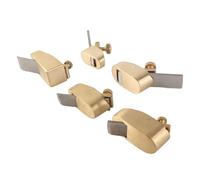 Qukaim Set di 5 pialle da pollice per violino, in ottone, pialle in miniatura da 8 a 18 mm, pialle piccole per la lavorazione del legno, ideale per strumenti in legno