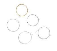 Qukaim Set di corde per banjo a 5 corde, 5 corde per banjo, in acciaio inox, corde di ricambio per note alte, piena risonanza, ideali per le prestazioni, confezione da 5