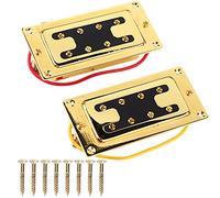 Qukaim Sistema di ponte tremolo con sistema a ponte tremolo, stabilizzatore a doppia molla a dondolo per chitarra elettrica, oro, accorie per chitarra, accorie per strumenti musicali