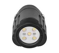 Qukaim SL-18 - Luce di riempimento subacquea a LED, 40 m, 7500 K, 1000 lm, grado impermeabile IPX8, batteria inclusa, illuminazione subacquea per immersioni e fotografia
