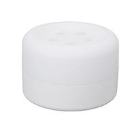 Qukaim Sound Machine - Macchina da viaggio con rumore bianco, portatile, con 12 musica per il sonno, luci multicolori, ricarica USB per viaggi e comodini